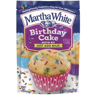 Martha White Birthday Cake Muffin Mix - 7.4 Oz - Image 1