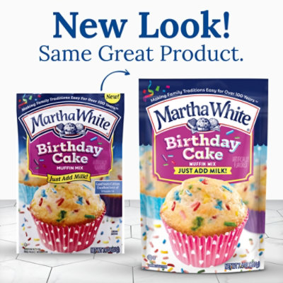 Martha White Birthday Cake Muffin Mix - 7.4 Oz - Image 2