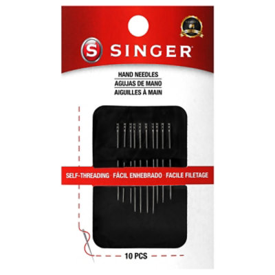 Singer Self-threading Needles - 10 CT - Image 1