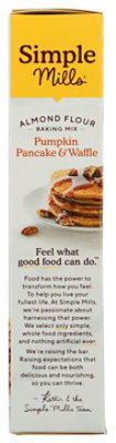 Simple Mills Almond Flour Pumpkin Pancake & Waffle Mix - 10.7 Oz - Image 6