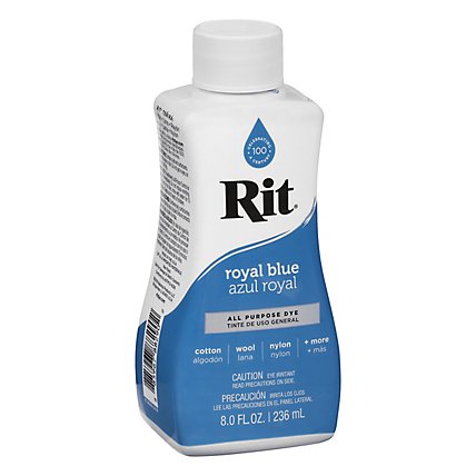 Rit Royal Blue Number 29 Liquid Fabric Dye - 8 FZ - Image 1