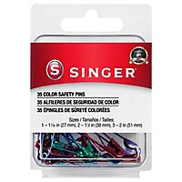 Singer Safety Pins Metalic Astd - EA - Image 1