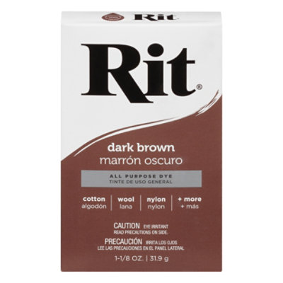 Rit Dark Brown Number 25 Powder Fabric Dye - 1.125 OZ - Image 3