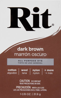 Rit Dark Brown Number 25 Powder Fabric Dye - 1.125 OZ - Image 2