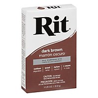 Rit Dark Brown Number 25 Powder Fabric Dye - 1.125 OZ - Image 1