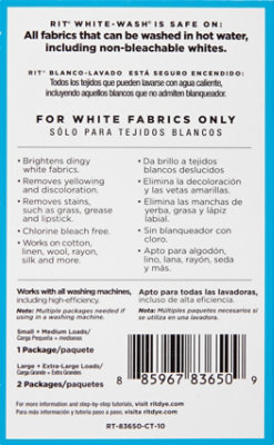 Rit White Wash Number 65 Powder Fabric Dye - 1.87 OZ - Image 4