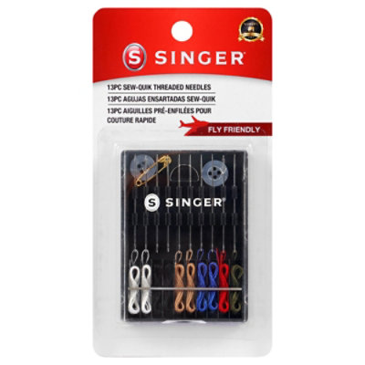 Singer Sew Quick With Threaded Needles - 10 CT - Image 1