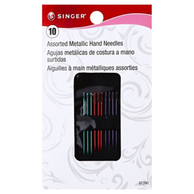 Singer Metallic Hand Needles - 10 CT