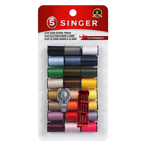 Singer 24 Astd Colors Thread - EA