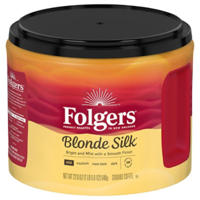 Folgers Blonde Silk Ground Coffee - 22.6 OZ - Image 1