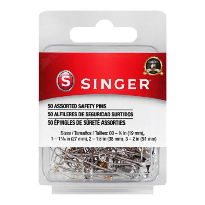 Singer Brass/steel Safety Pins - 50 CT - Image 3