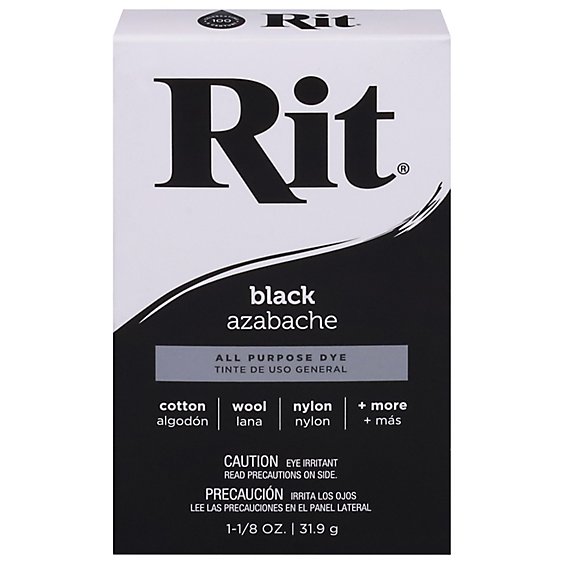 Rit Black Number 15 Powder Fabric Dye - 1.125 OZ