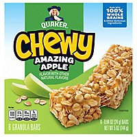 Quaker Chewy Granola Bars Amazing Apple 6 Count - 5 Oz - Image 1