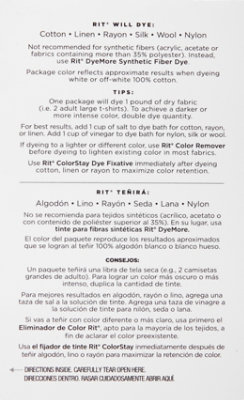 Rit Denim Blue Number 36 Powder Fabric Dye - 1.125 OZ - Image 4