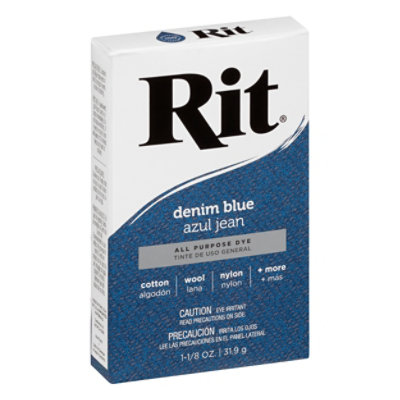 Rit Denim Blue Number 36 Powder Fabric Dye - 1.125 OZ