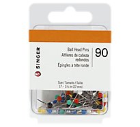 Singer Ball Point Pins Color Hd - 90 CT