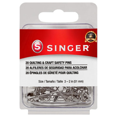 Singer Safety Pins Quilting & Craft - 20 CT