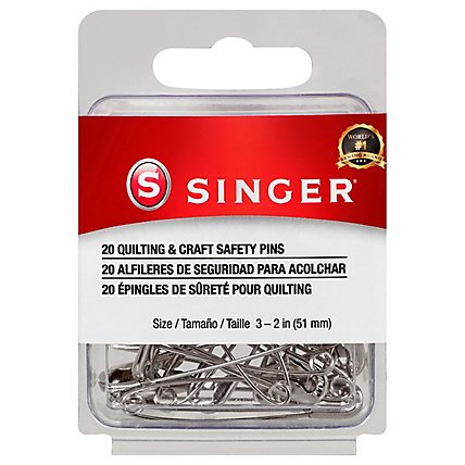 Singer Safety Pins Quilting & Craft - 20 CT - Image 1