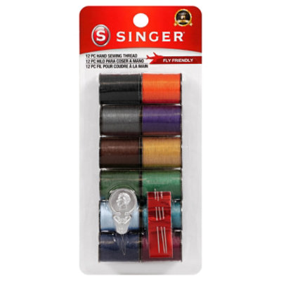 Singer Thread Spools Dark Astd - 12 CT - Andronico's