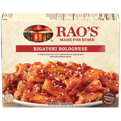 Rao's Made For Home Rigatoni Bolognese Frozen Meal - 25 Oz - Image 1