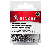 Singer Astd Steel Safety Pins - 50 CT
