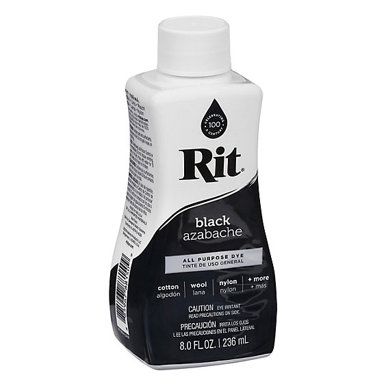 Rit Black Number 15 Liquid Fabric Dye - 8 FZ - Safeway