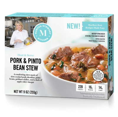 Mrtha Stwrt Ktchn Chili Pork Pinto Bean - 9 OZ