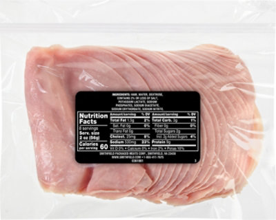Smithfield Thinly Sliced Smoked Ham Lunch Meat - 16 Oz - Image 6