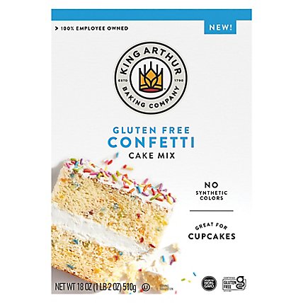 King Arthur Cake Mix Confetti Gfcake Mix - 18 OZ - Image 4