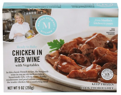 Mrtha Stwrt Ktchn Chicken In Red Wine - 9 OZ