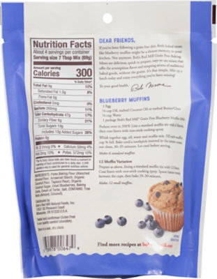 Bob's Red Mill Grain Free Blueberry Muffin Mix - 9 Oz - Image 5