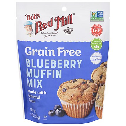 Bob's Red Mill Grain Free Blueberry Muffin Mix - 9 Oz - Image 2