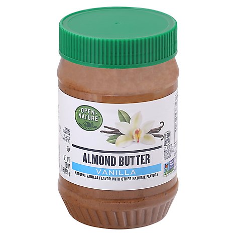 Open Nature Almond Butter Creamy Vanilla - 16 OZ