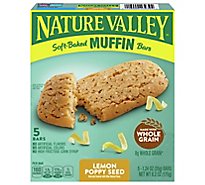 Nature Valley Soft-baked Lemon Poppy Seed Muffin Bars 5 Count - 6.2 OZ