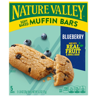 Nature Valley Soft-baked Blueberry Muffin Bars 5 Count - 6.2 OZ - Image 1