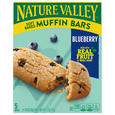 Nature Valley Soft-baked Blueberry Muffin Bars 5 Count - 6.2 OZ