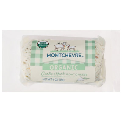 Montchevre Goat Log Garlic Herb 4 Oz Kings Food Markets