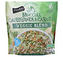 Signature Select Riced Veggie Blend Broccoli Cauliflower Carrots - 12 OZ