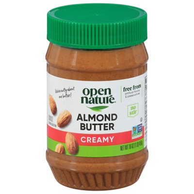 Open Nature Almond Butter Creamy No Stir - 16 Oz - Image 4