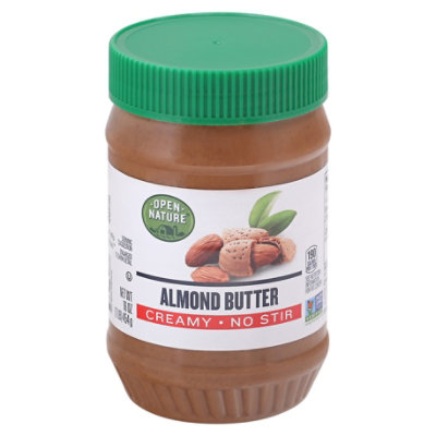 Open Nature Almond Butter Creamy No Stir - 16 Oz - Safeway