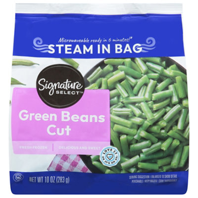 Signature SELECT Green Beans Cut Steam In Bag - 10 OZ - Image 3