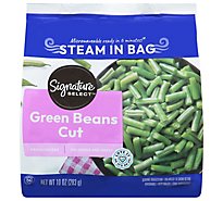 Signature Select Green Beans Cut Steam In Bag - 10 OZ