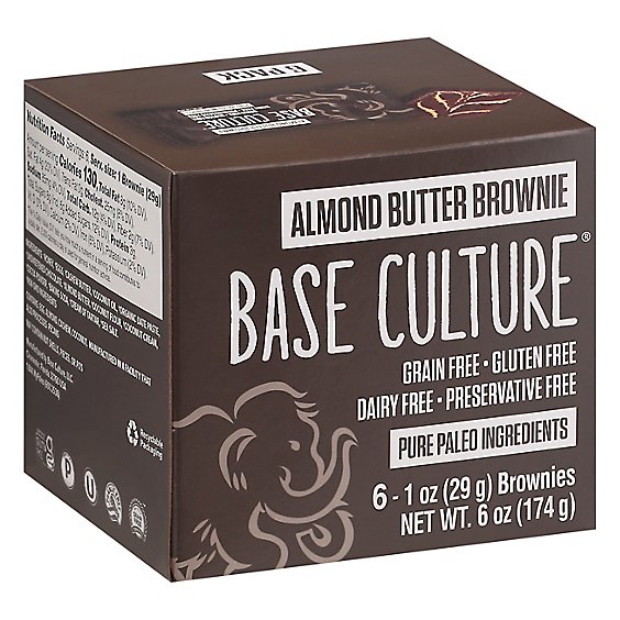 Base Culture Brownie Almond Butter Frzn - 6 OZ