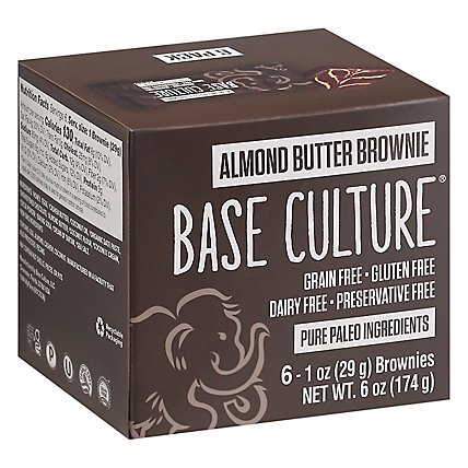 Base Culture Brownie Almond Butter Frzn - 6 OZ - Image 1