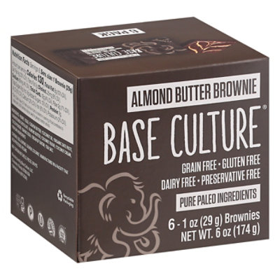 Base Culture Brownie Almond Butter Frzn - 6 OZ