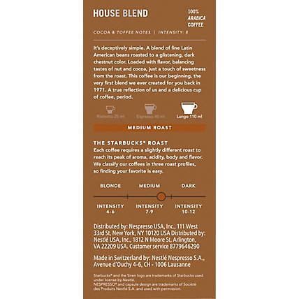 Starbucks Nespresso Medium House Blend Coffee Pods - 10 CT - Image 5
