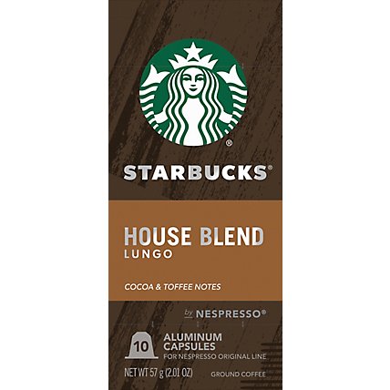 Starbucks Nespresso Medium House Blend Coffee Pods - 10 CT - Image 2