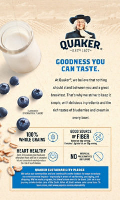 Quaker Instant Oatmeal Blueberry And Cream - 8.4 OZ - Image 6