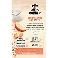 Quaker Instant Oatmeal Peaches & Cream - 8.4 OZ - Image 6