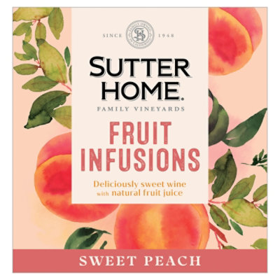 Sutter Home Fruit Infusions Sweet Peach White Wine Bottle - 1.5 Liter - Image 3